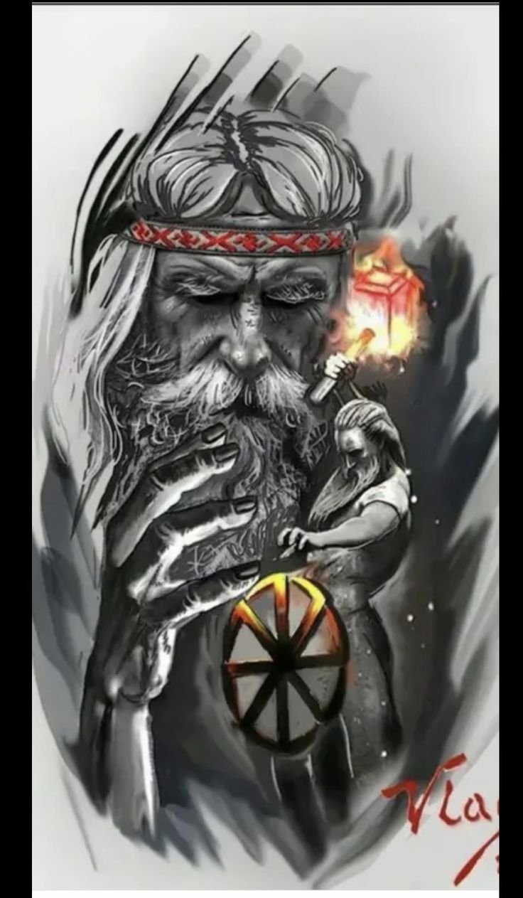 Перун на колеснице