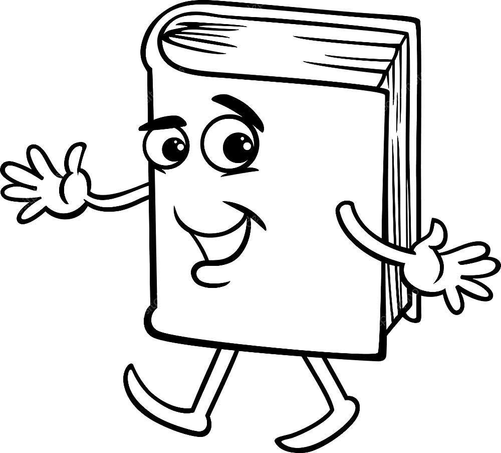 Веселая книжка раскраска