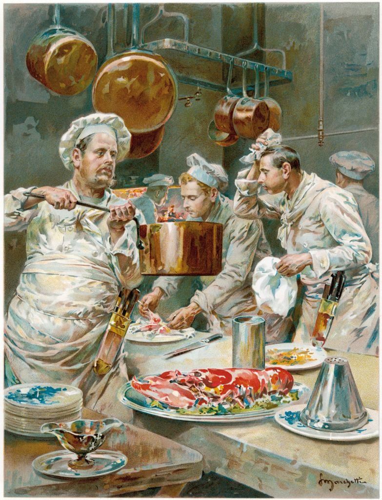 Иллюстрации к старому повару паустовского