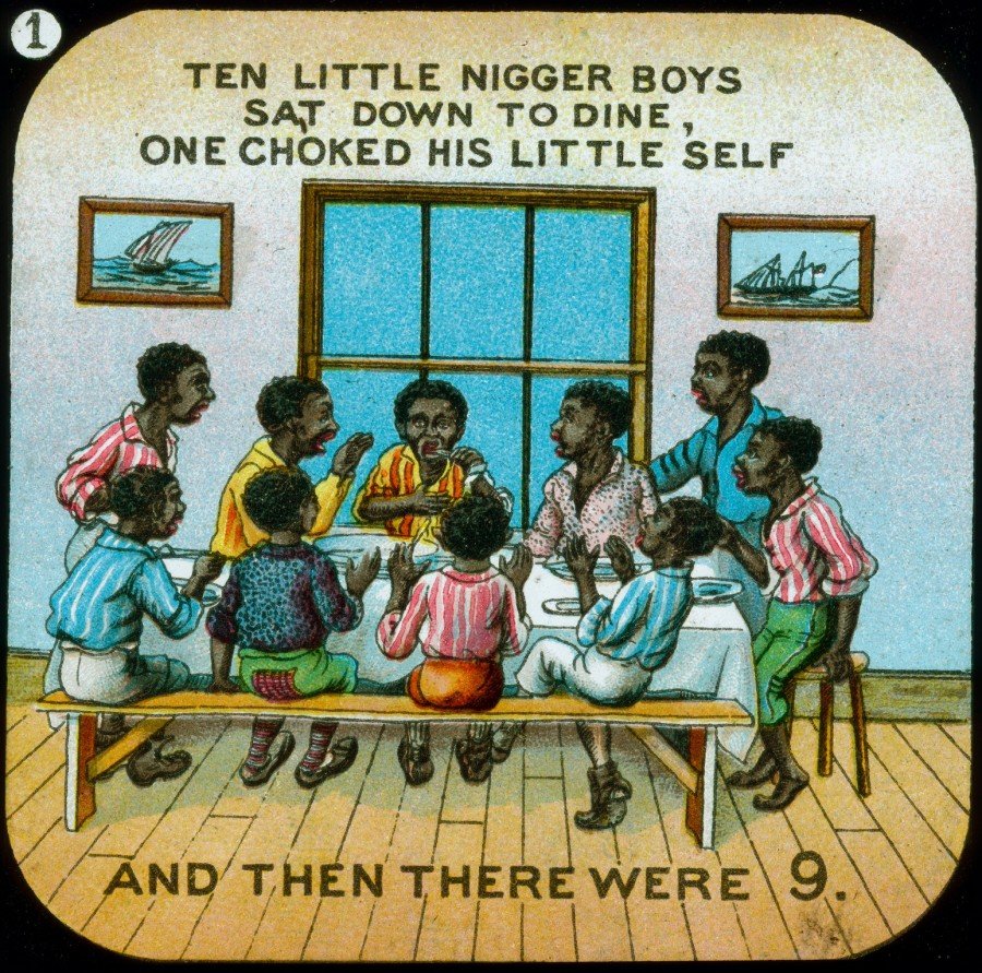 Десять негритят считалочка