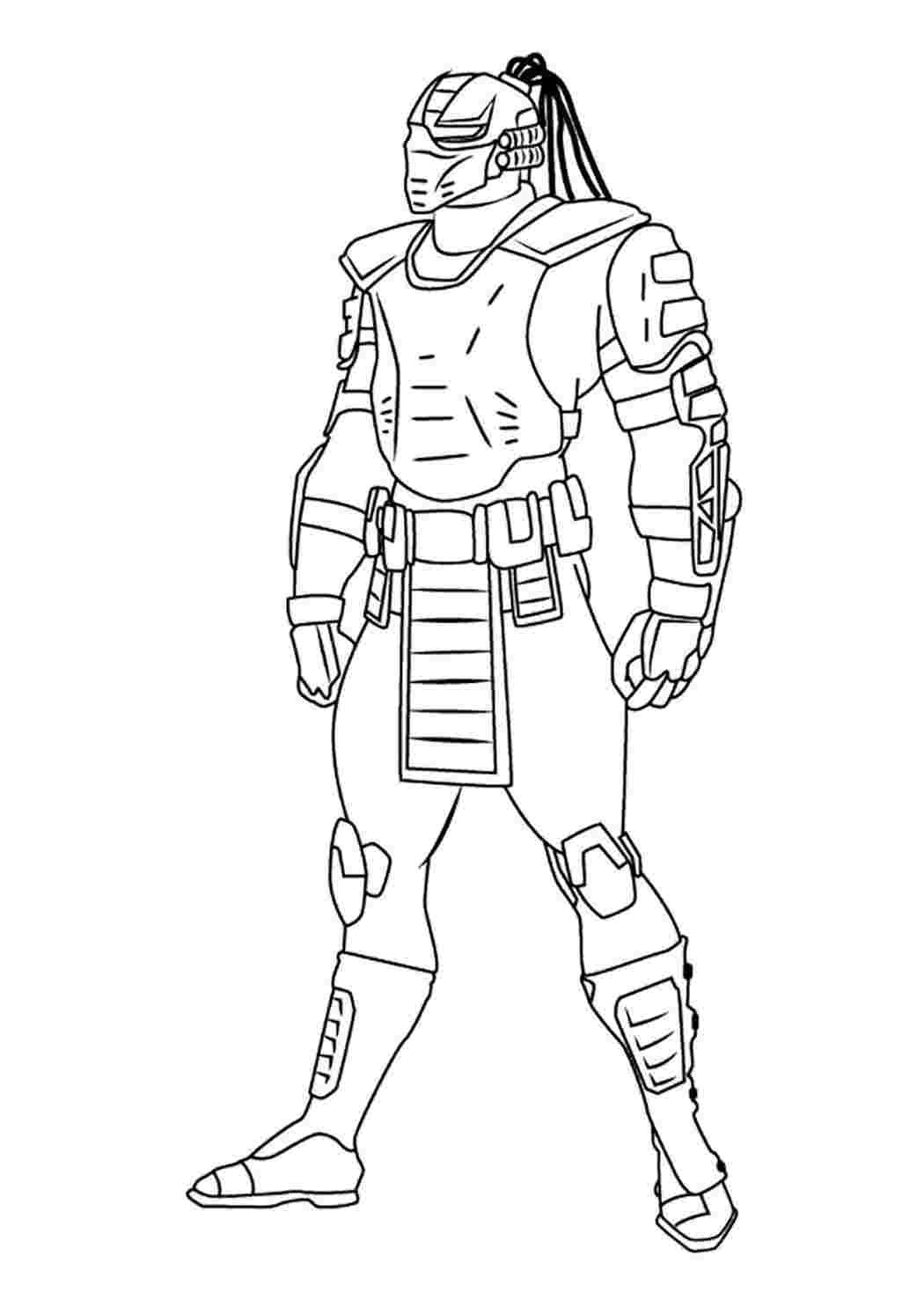 Раскраски мортал комбат 9