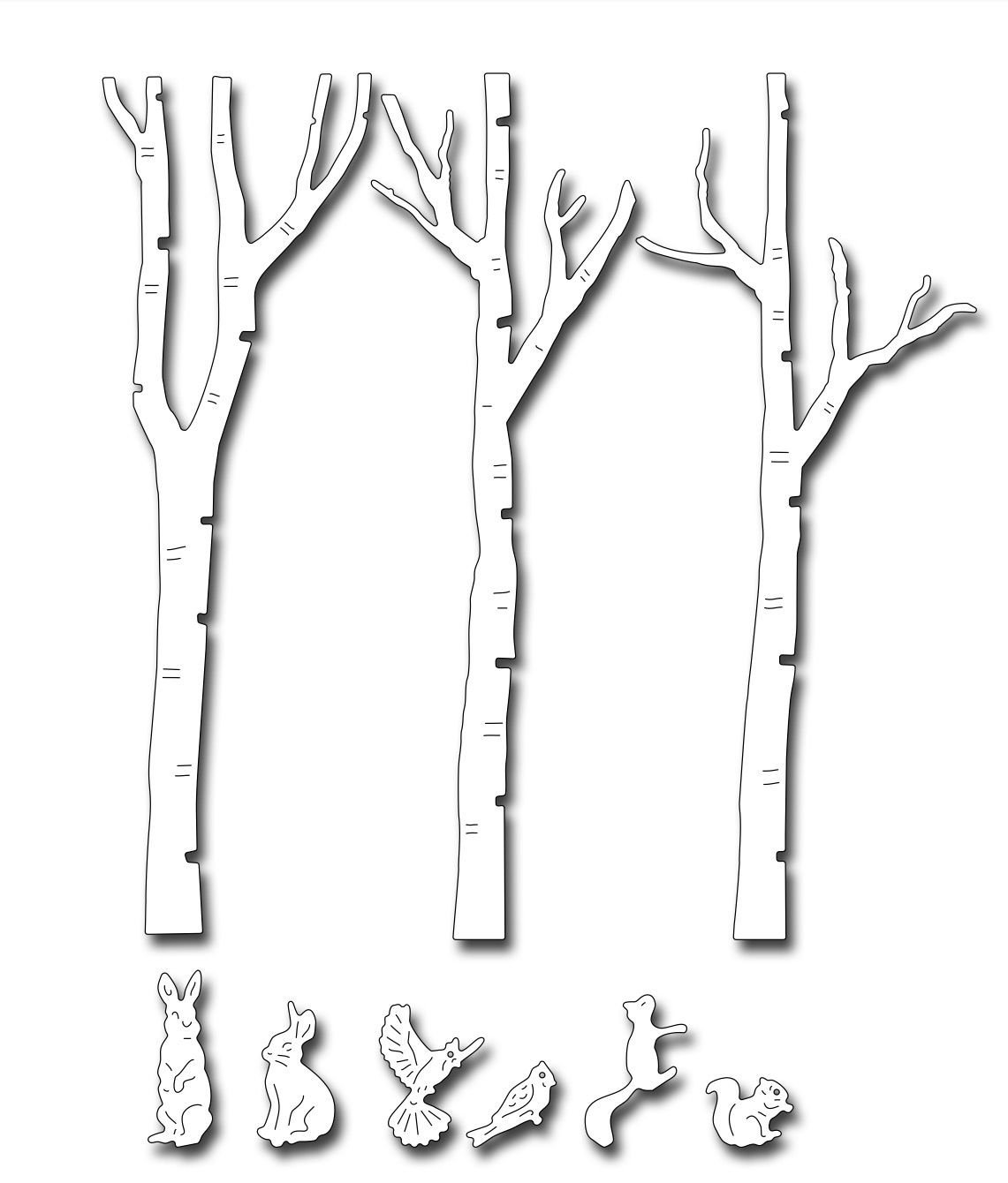 Береза раскраска для детей