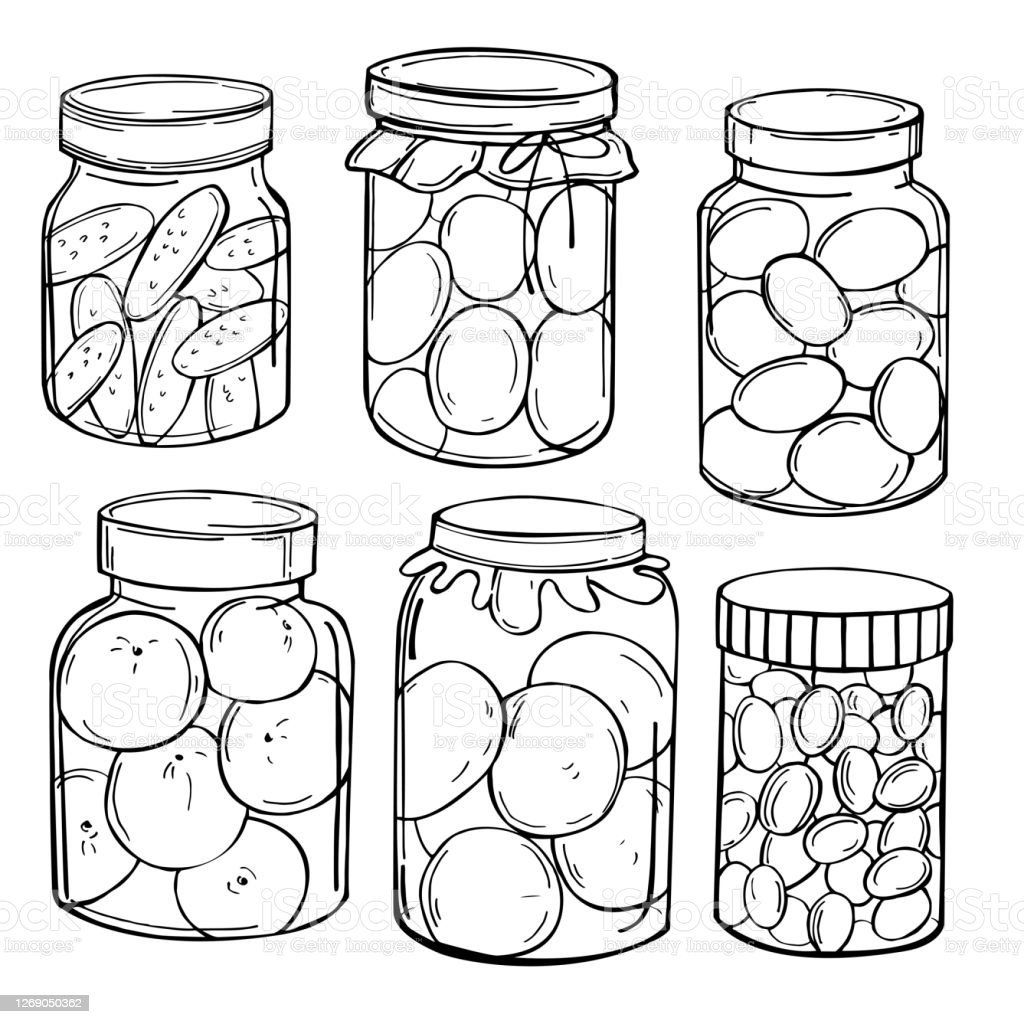 Яблочное варенье раскраска для детей