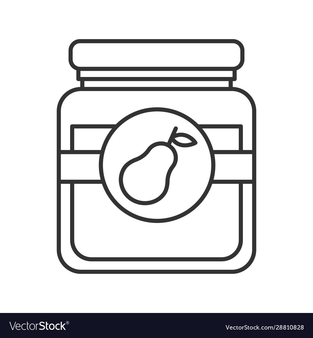 Баночка варенья раскраска