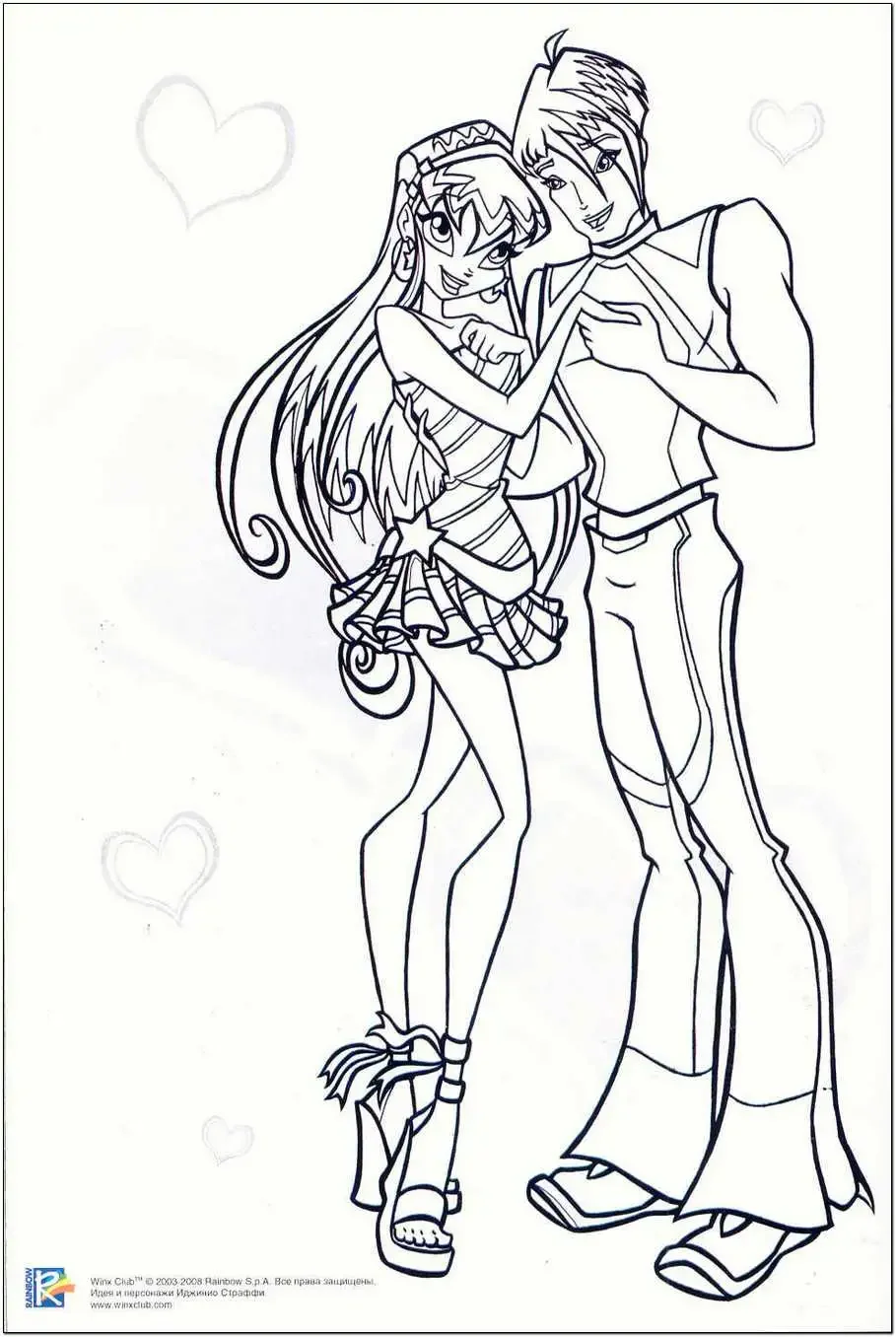 Винкс тёмная Блум и валтор