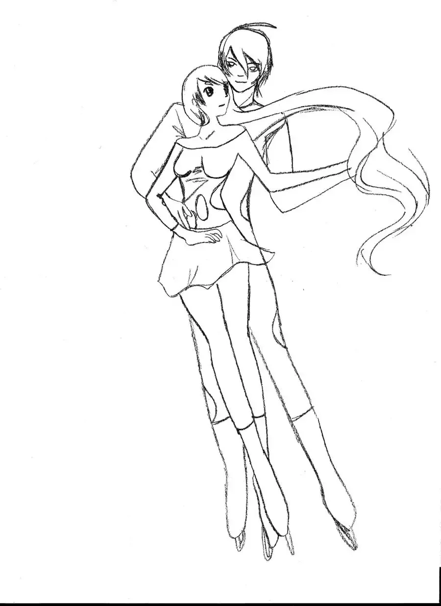 Раскраски Фея Винкс Блум и Скай