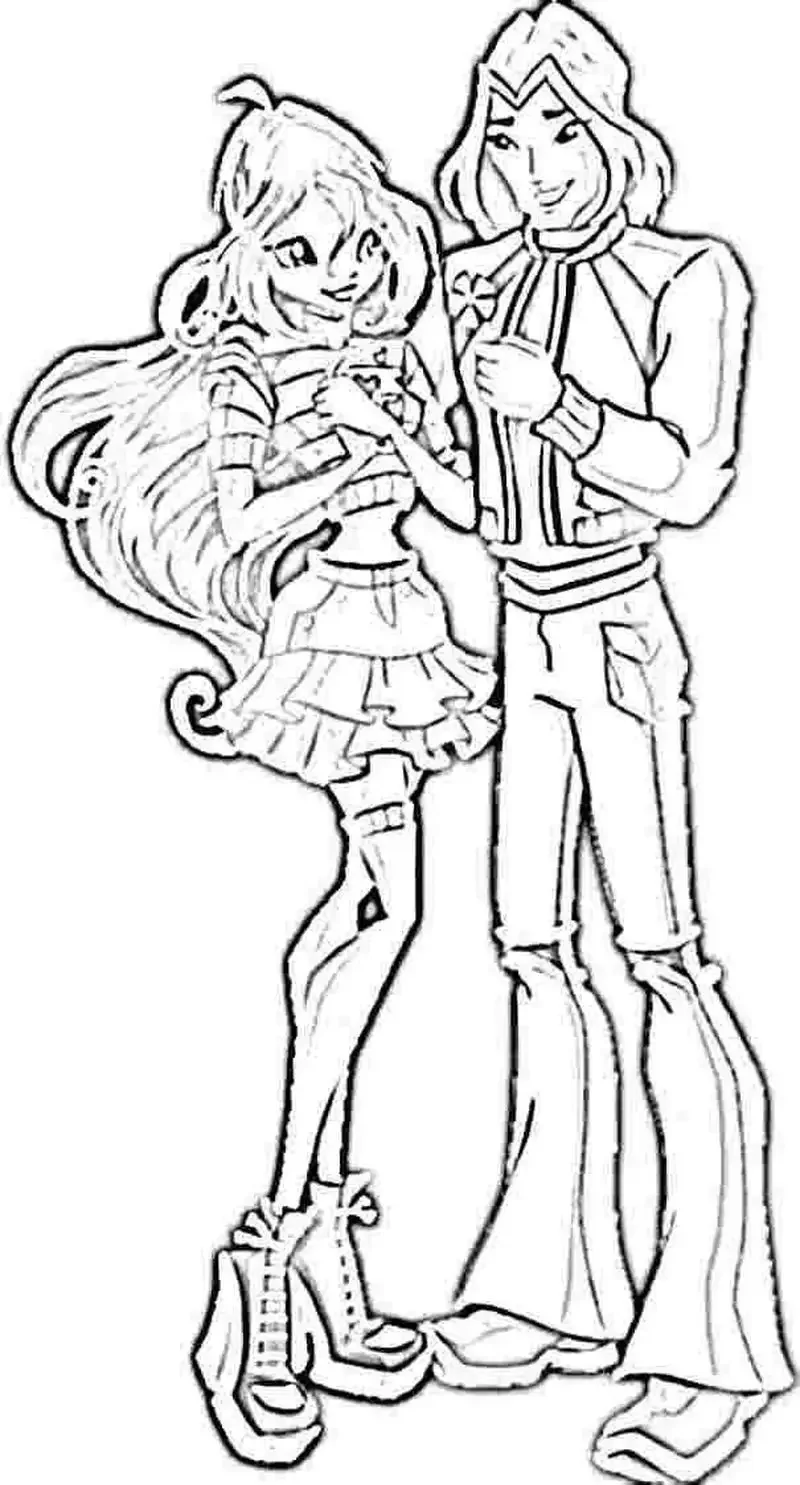 Винкс Блум и валтор