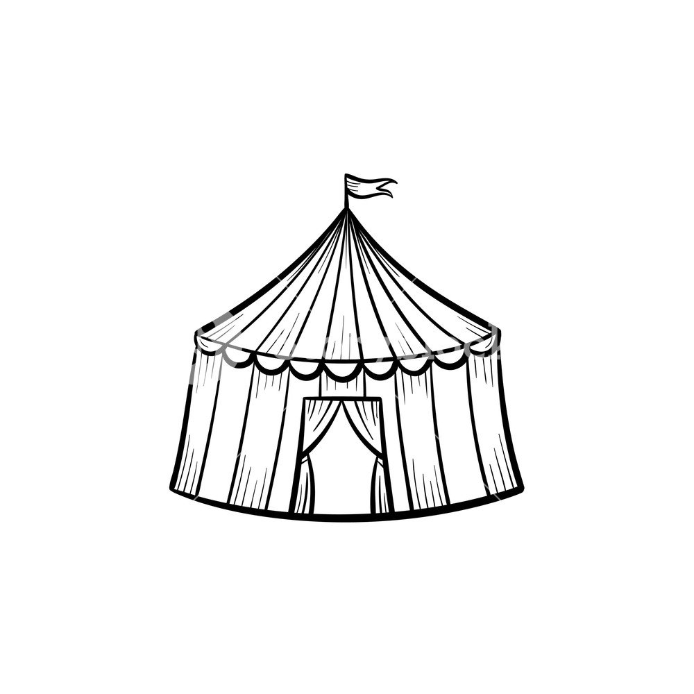 Рисование шатер для детей