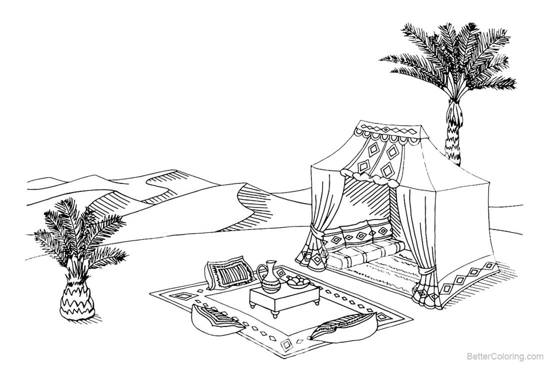 Шатер раскраска