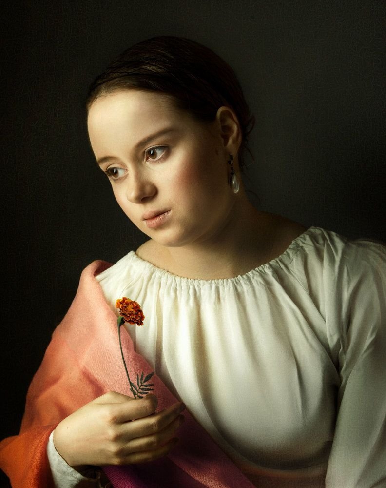 Портрет бедная Лиза Кипренский