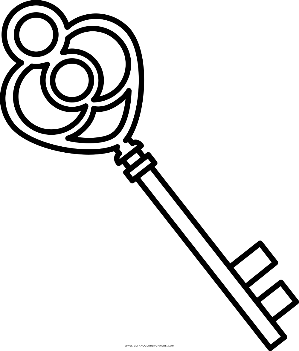 Красивый ключ контур