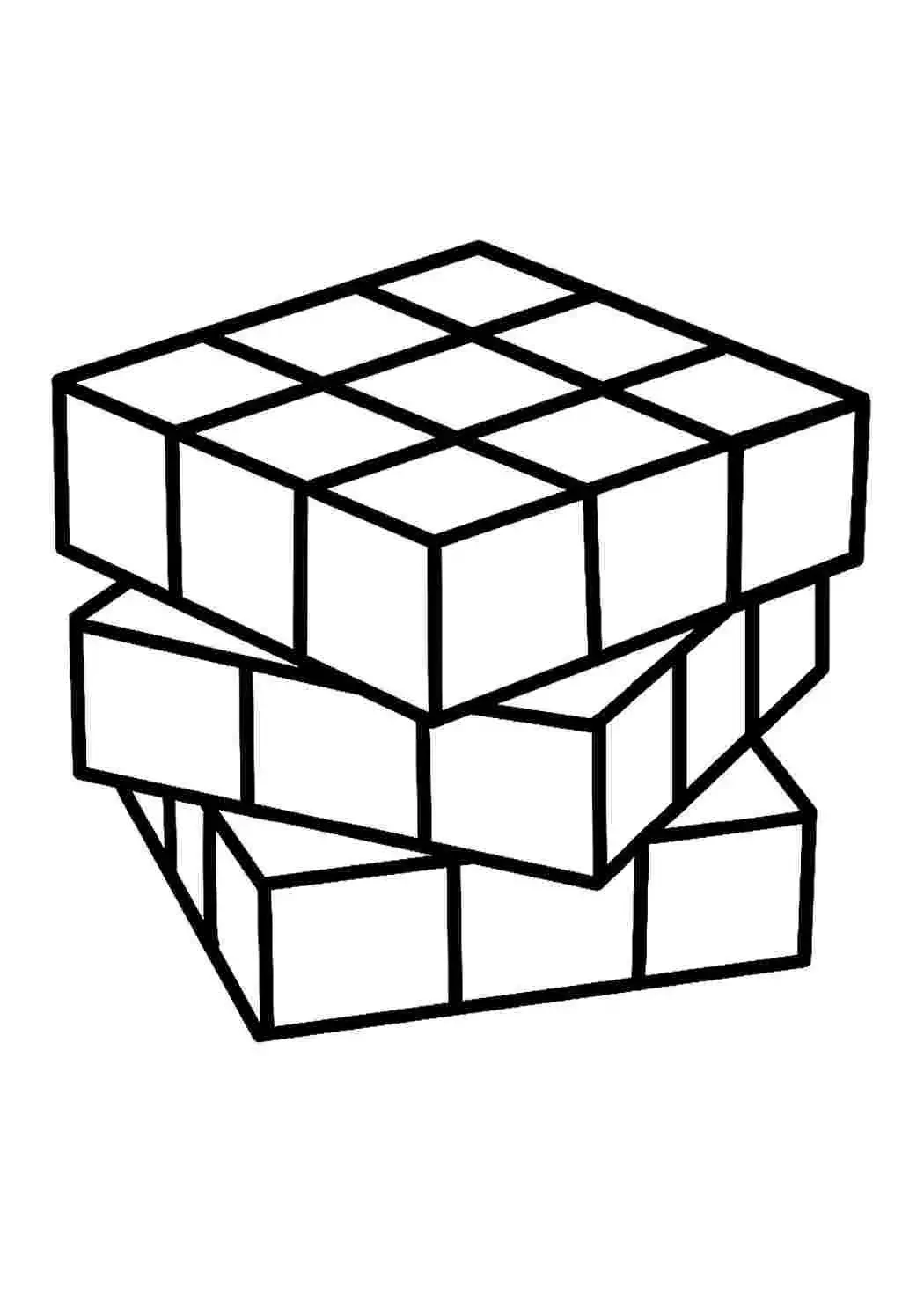 Кубики + раскраски