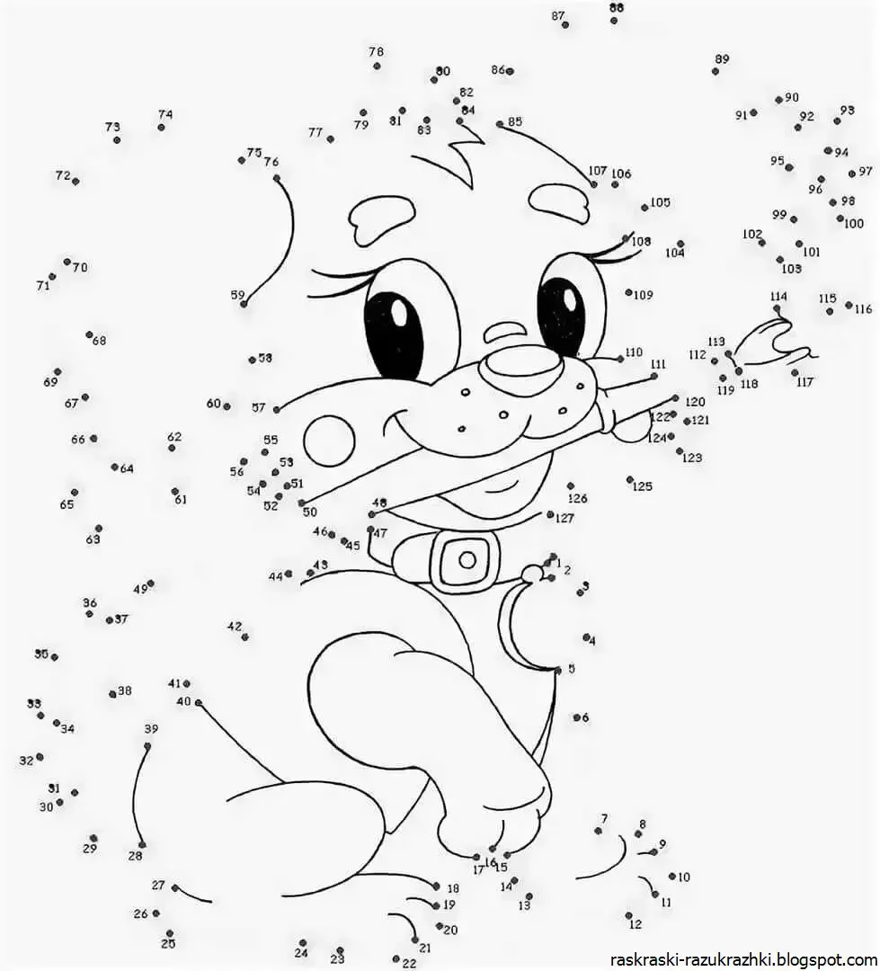 Котенок с клубком раскраска для детей