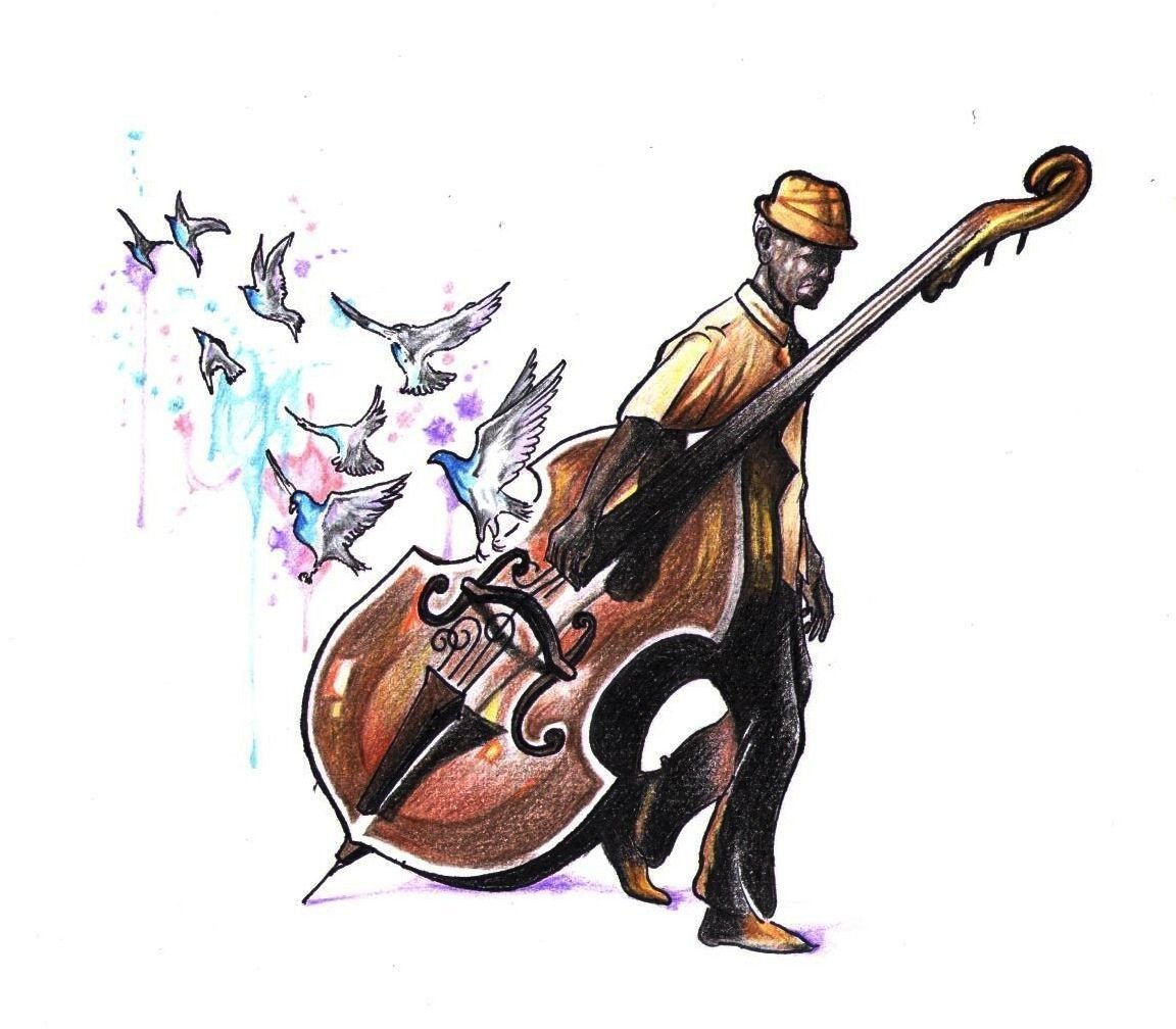 Музыкант иллюстрация