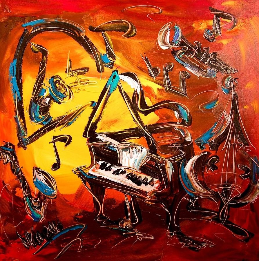 Картина джазовые музыканты
