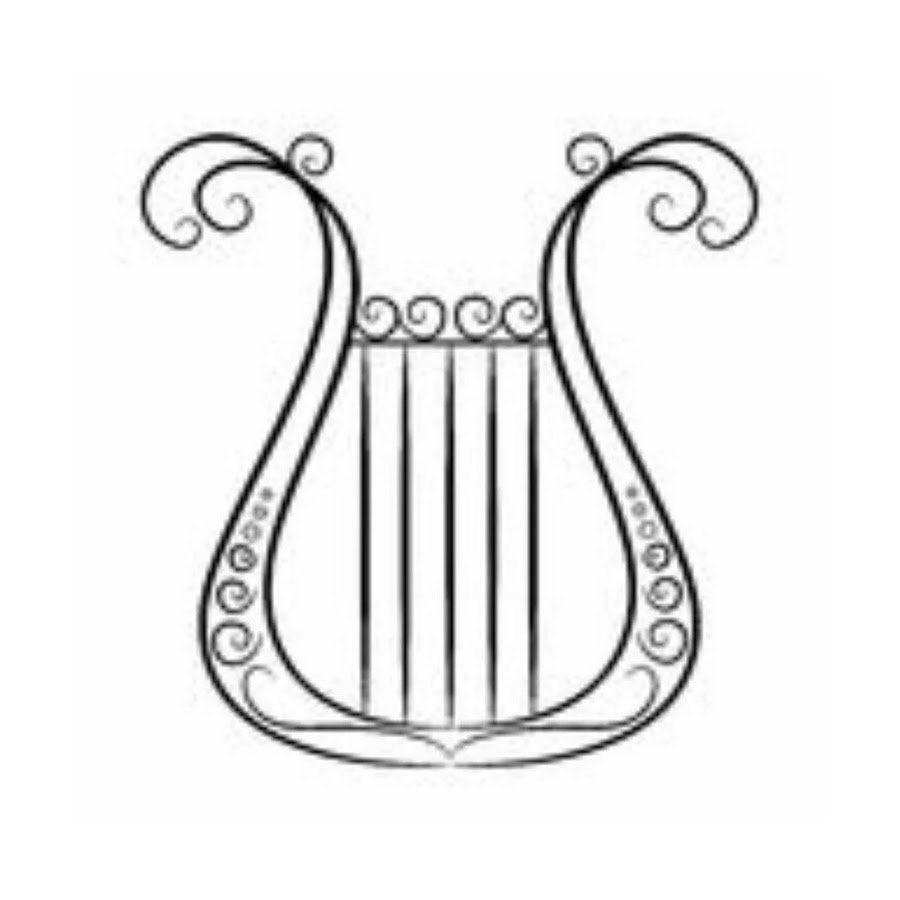 Лира инструмент рисунок