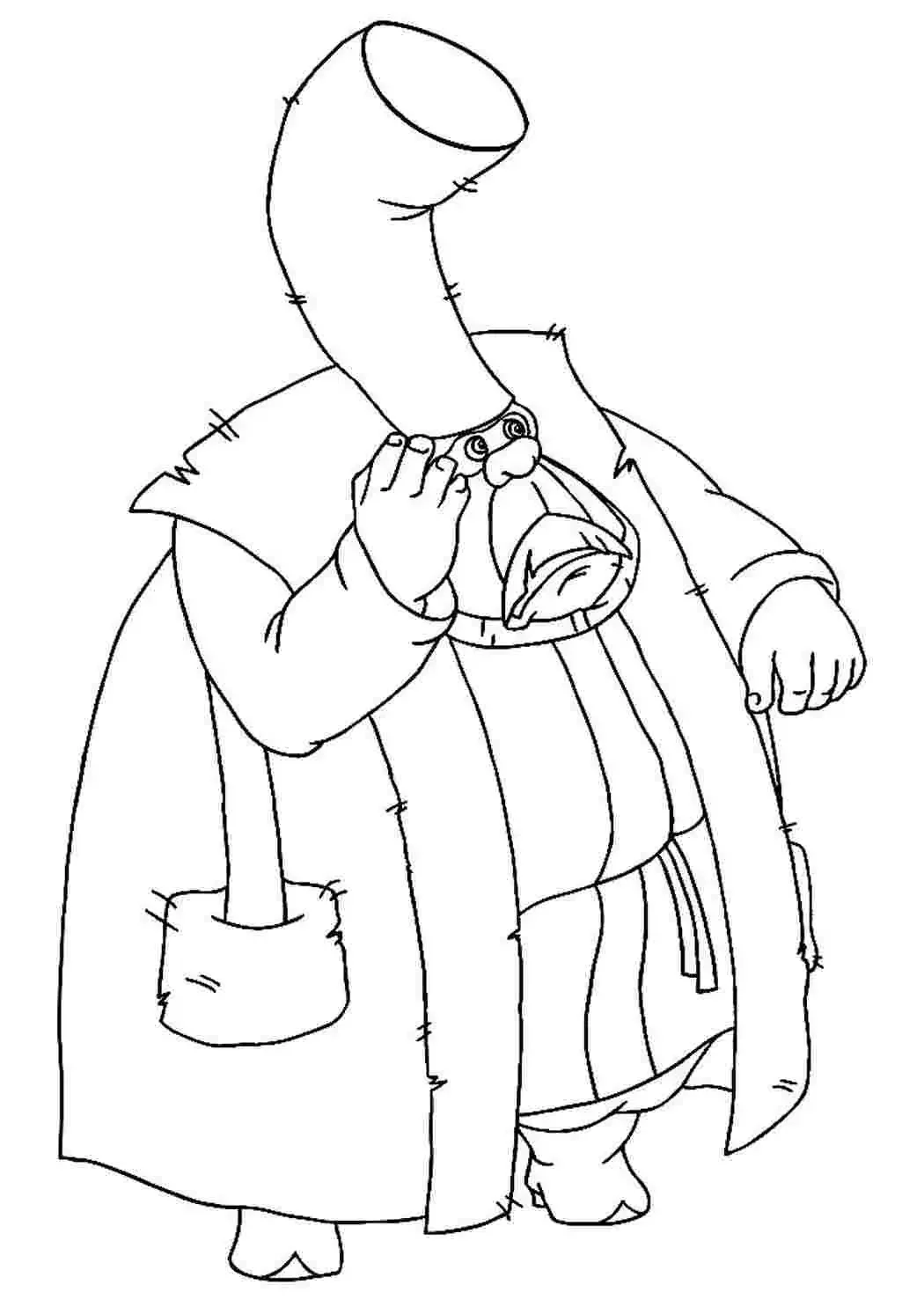 Царь раскраска для детей