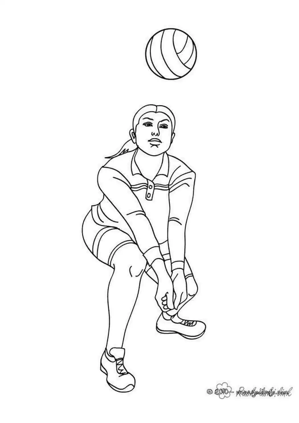 Раскраска волейбол