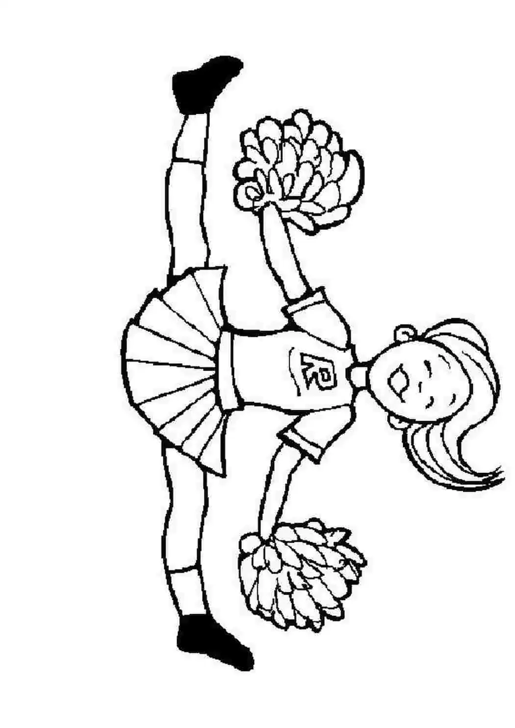 Раскраска Черлидинг