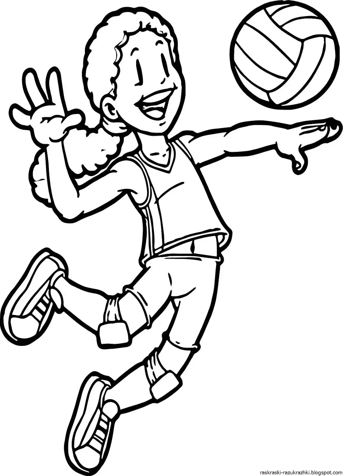 Спорт. Раскраска