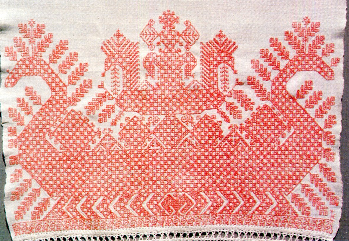 Вышивка тамбурным швом Ярославская Губерния