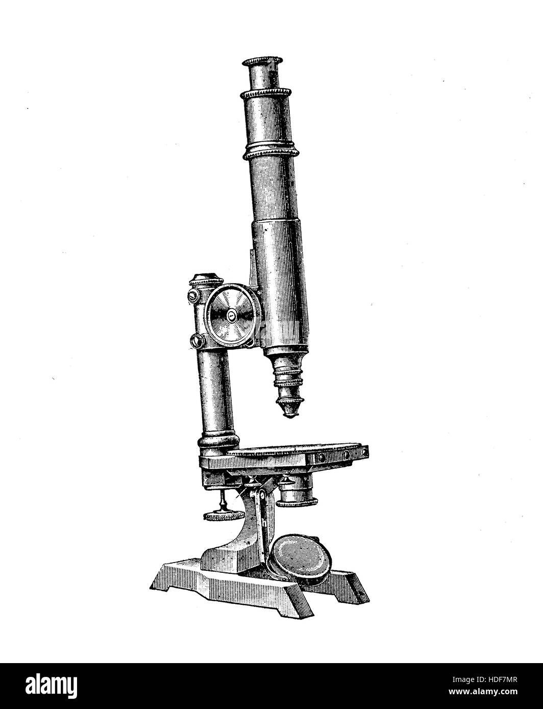 Микроскоп старинный рисунок