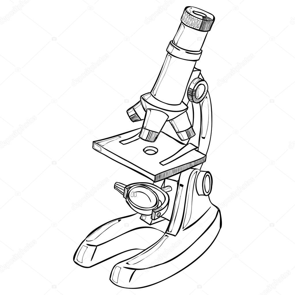 Микроскоп раскраска