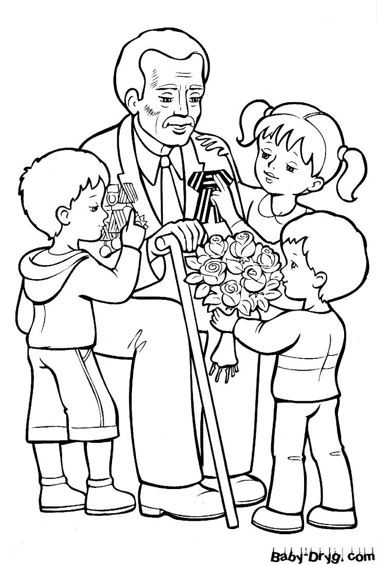 Патриотические раскраски