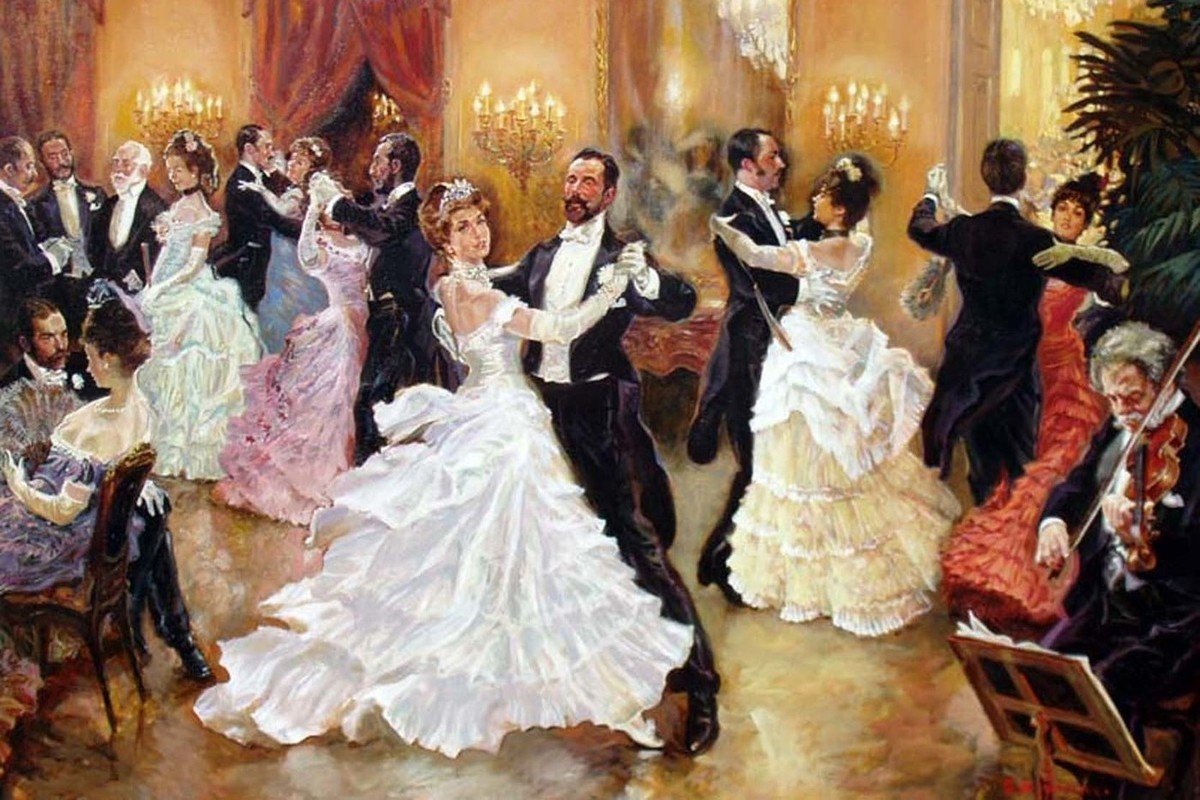 Мазурка на балу 19 века