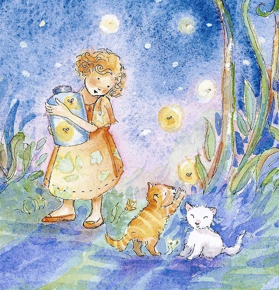 Акварельные иллюстрации детские