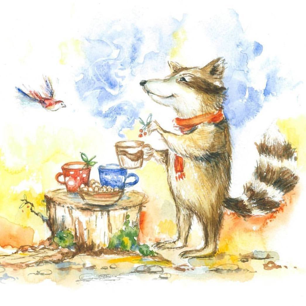 Акварельные иллюстрации к детским сказкам