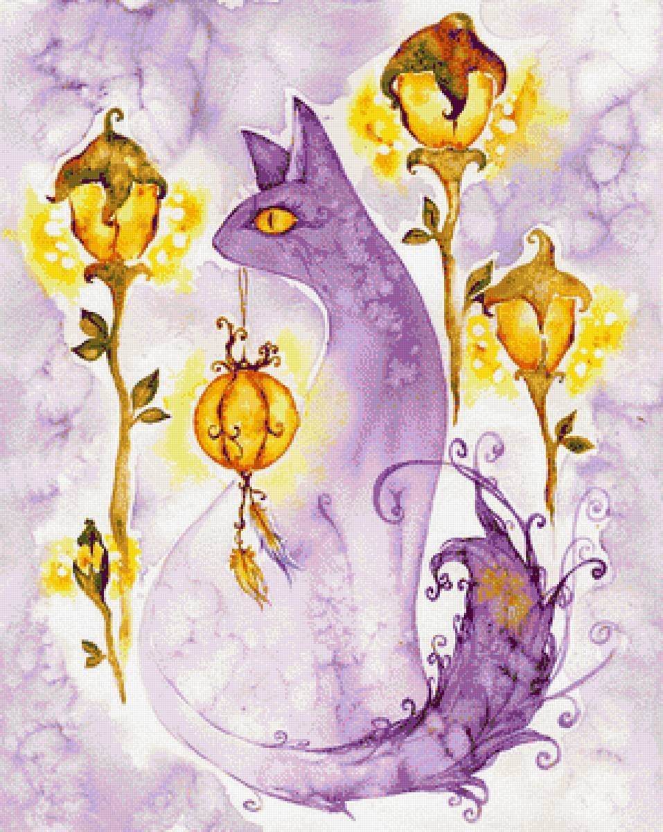 Акварель фантазийная