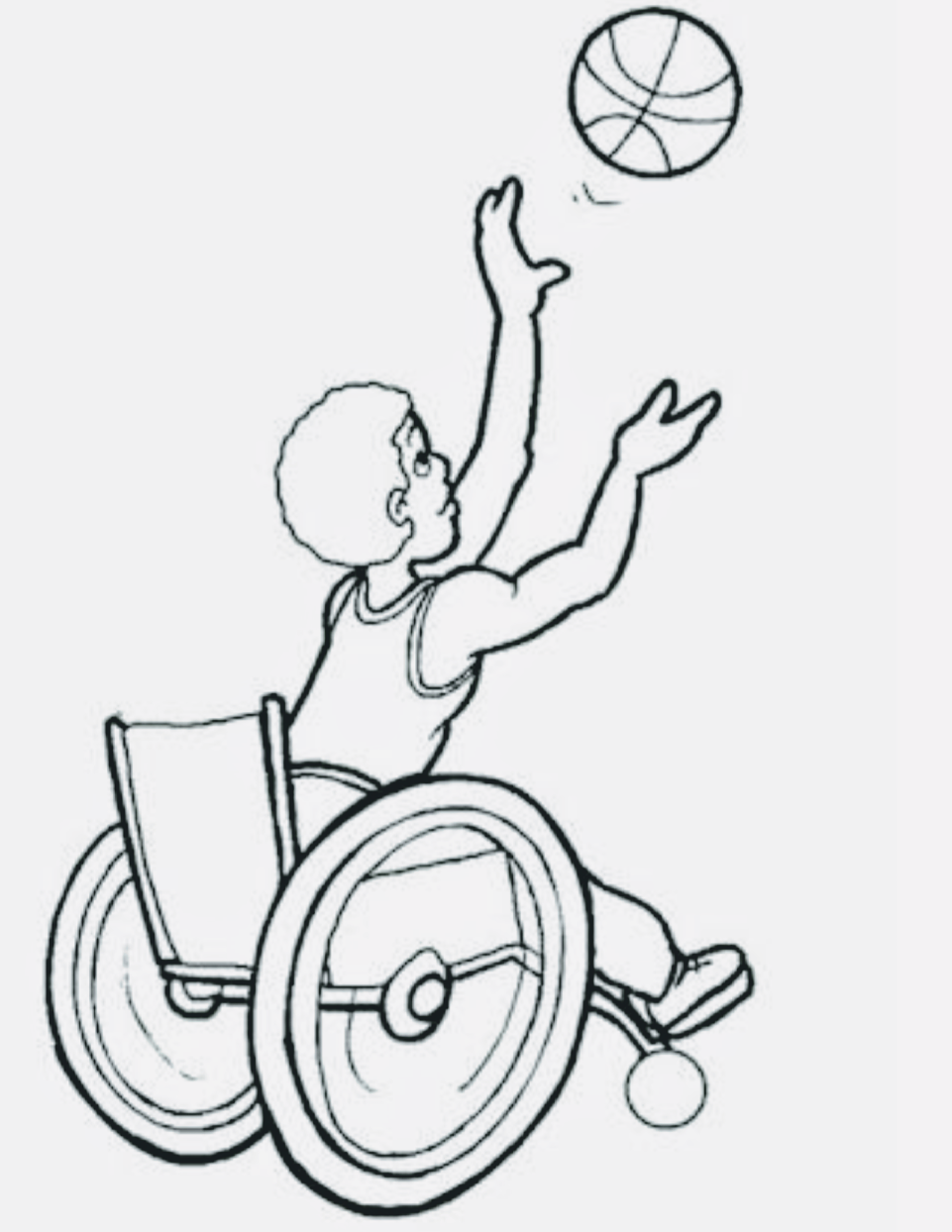 Дети инвалиды раскраска