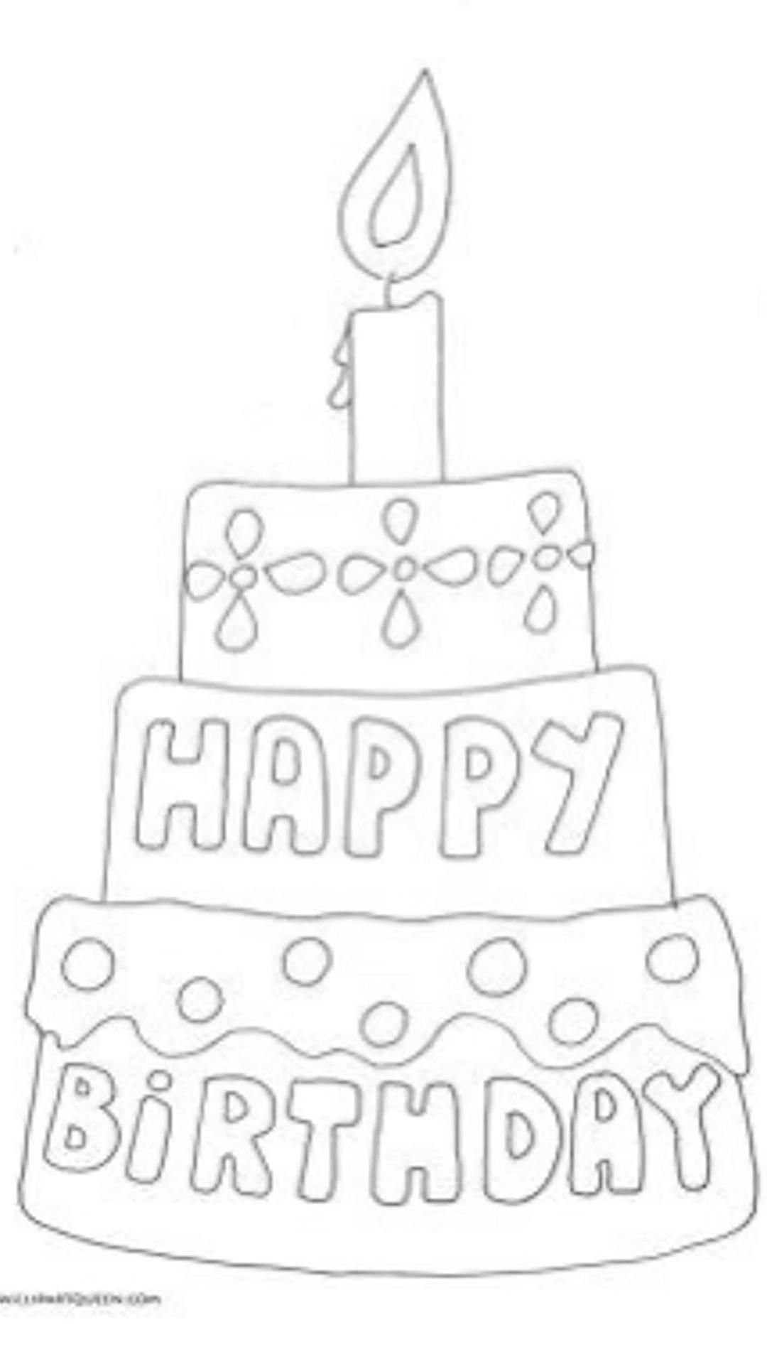 Раскраска с днем рождения дедушка