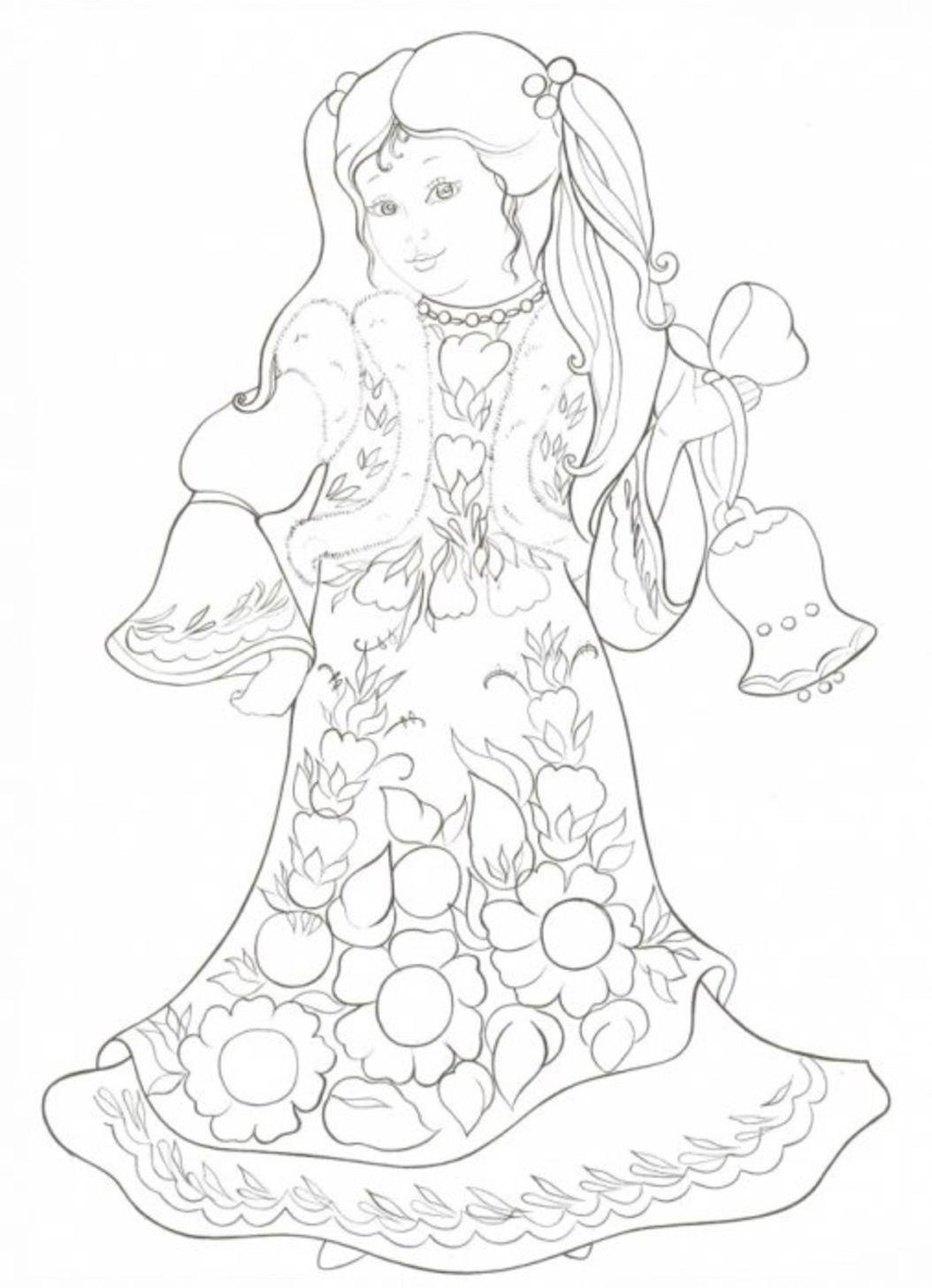 Гжельская роспись для детей