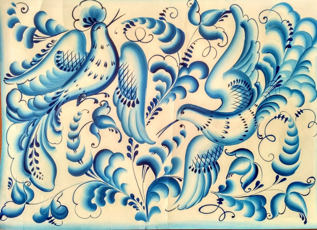 Дымковская лошадка трафарет