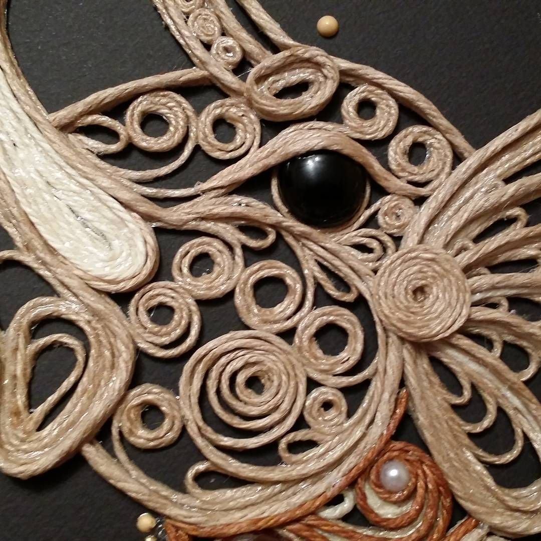 Вера Пушкина джутовая филигрань