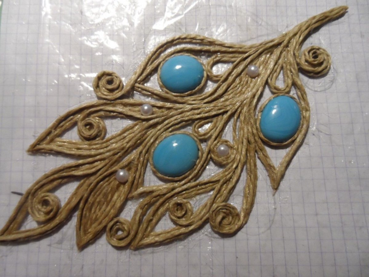 Вера Пушина джутовая филигрань мастер класс