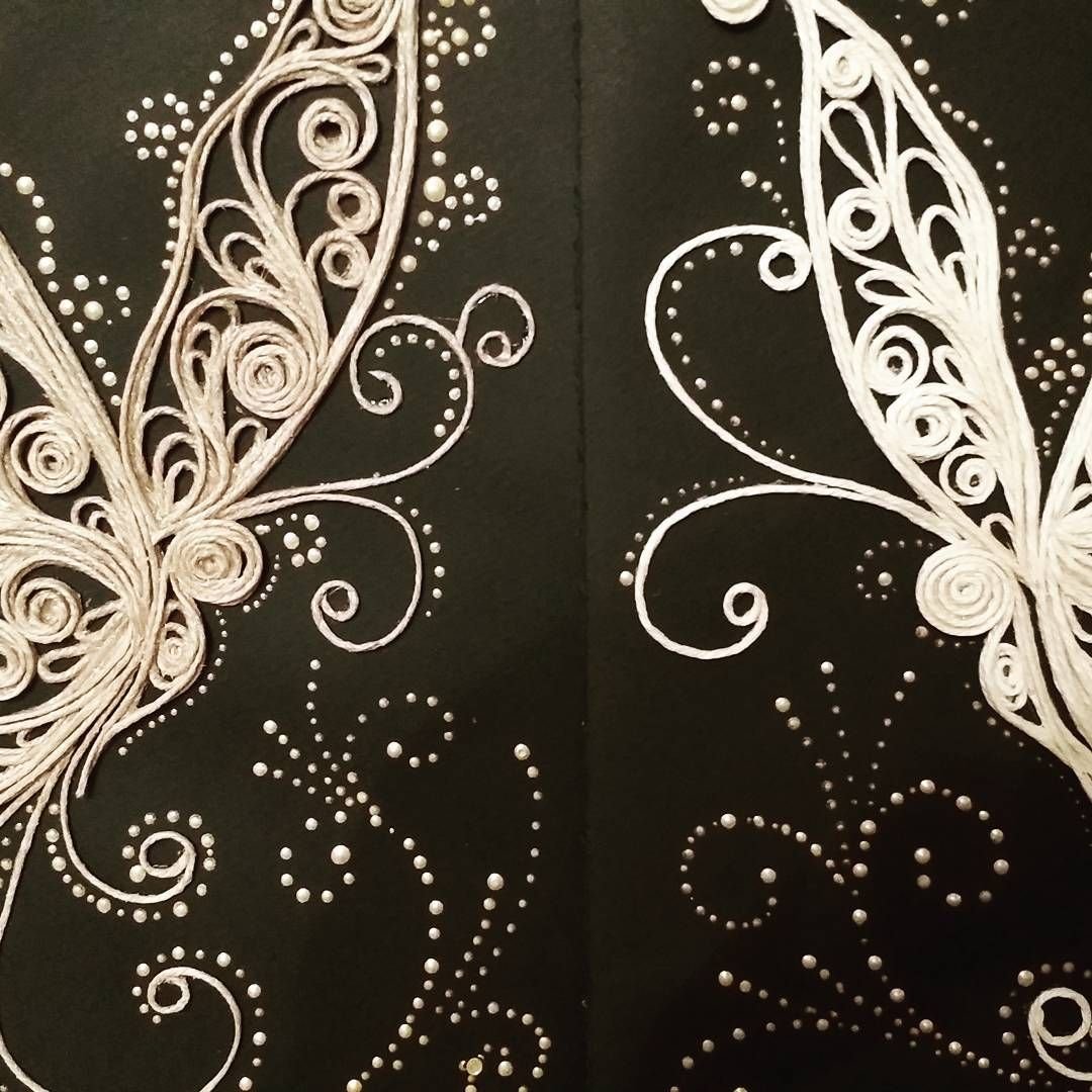 Филигрань зимние узоры