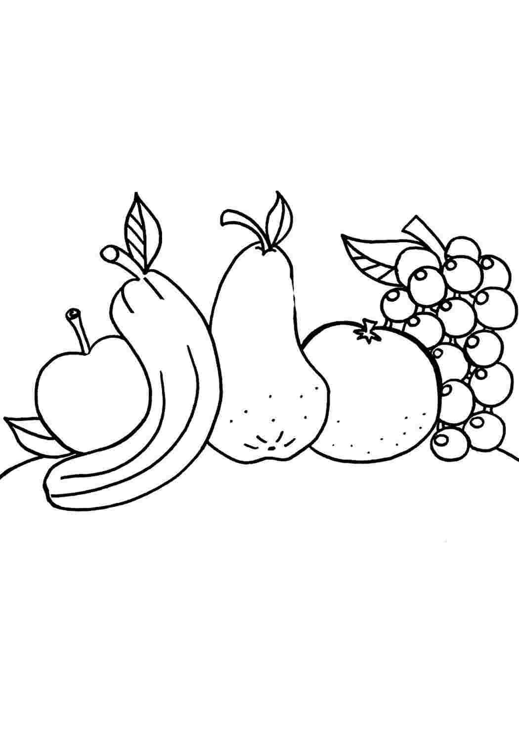 Раскраски по здоровому питанию