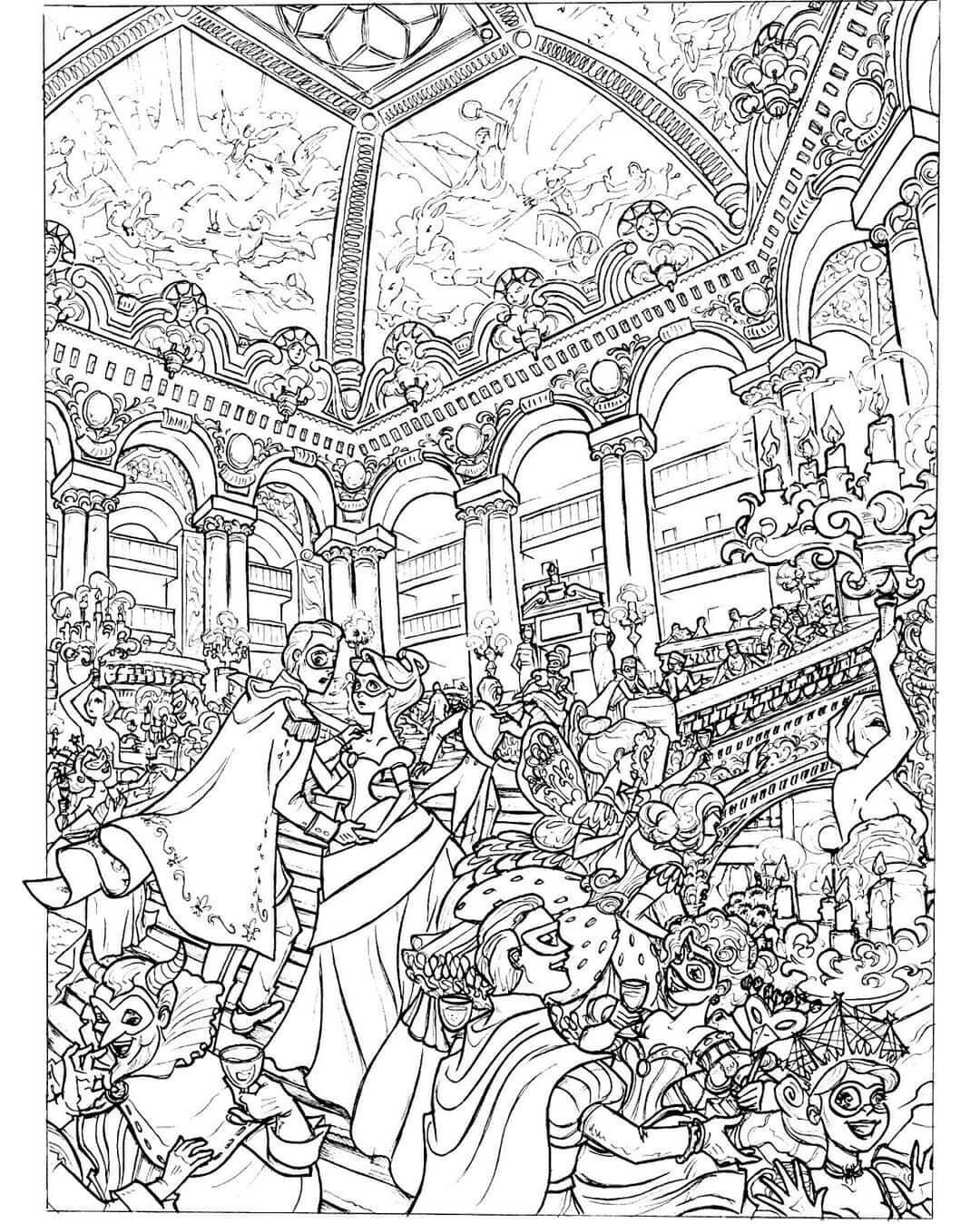 Рисунок к опере Садко