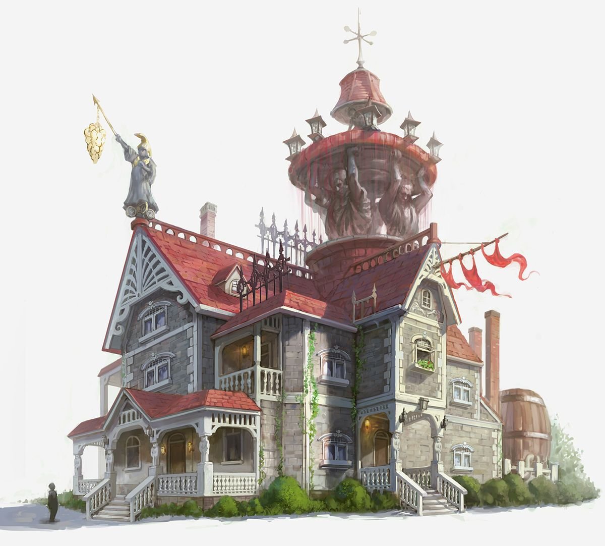 Замок эскиз