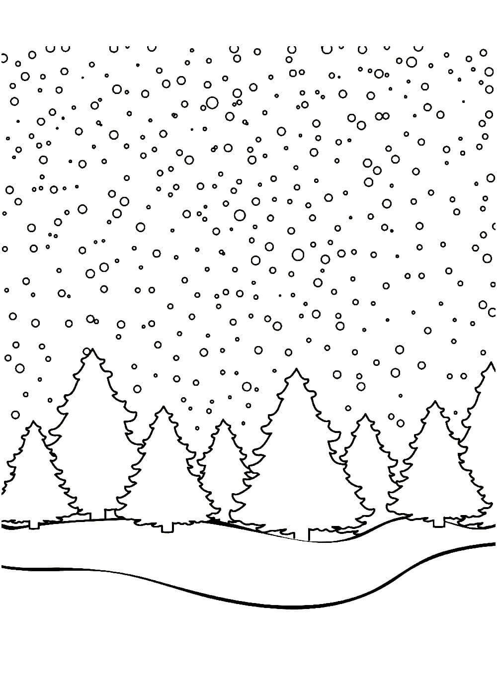 Метель раскраска для детей