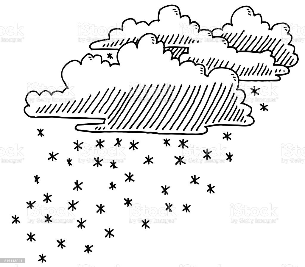 Зимний пейзаж раскраска