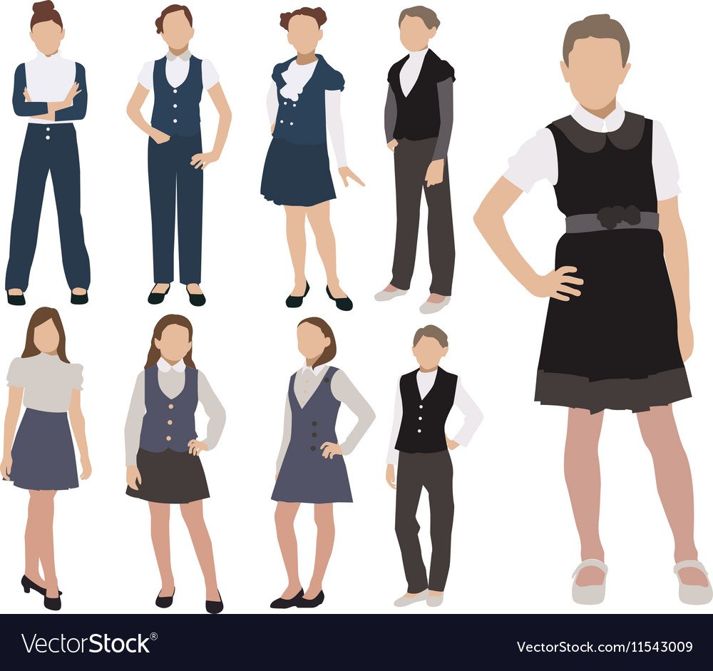 Школьная форма вектор