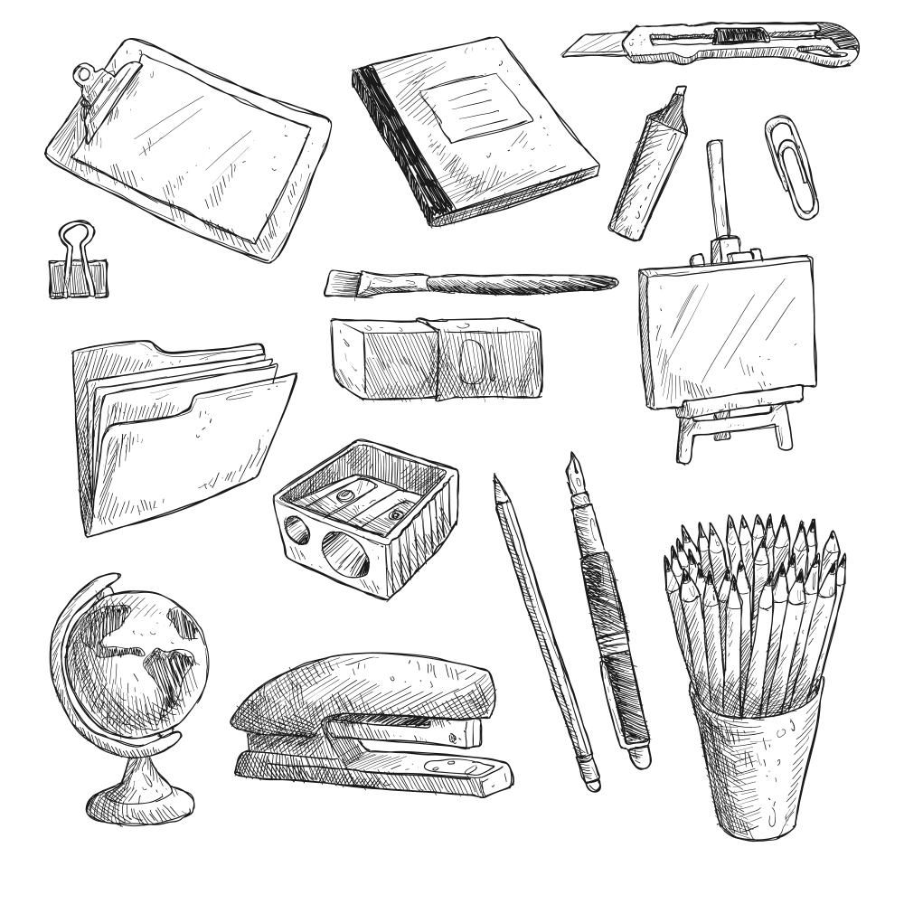 Скетчи предметов