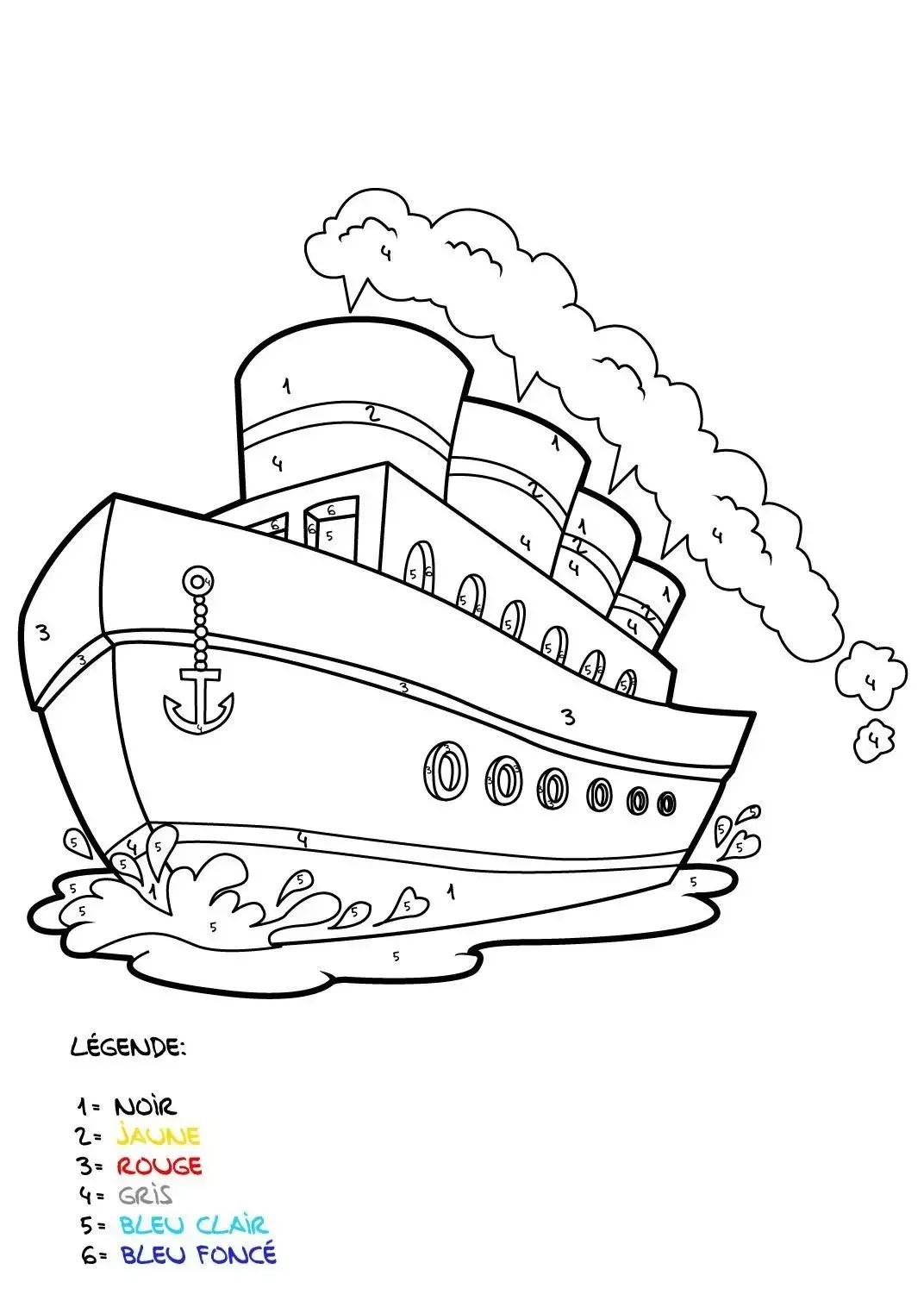 Раскраски Титаник и Британик