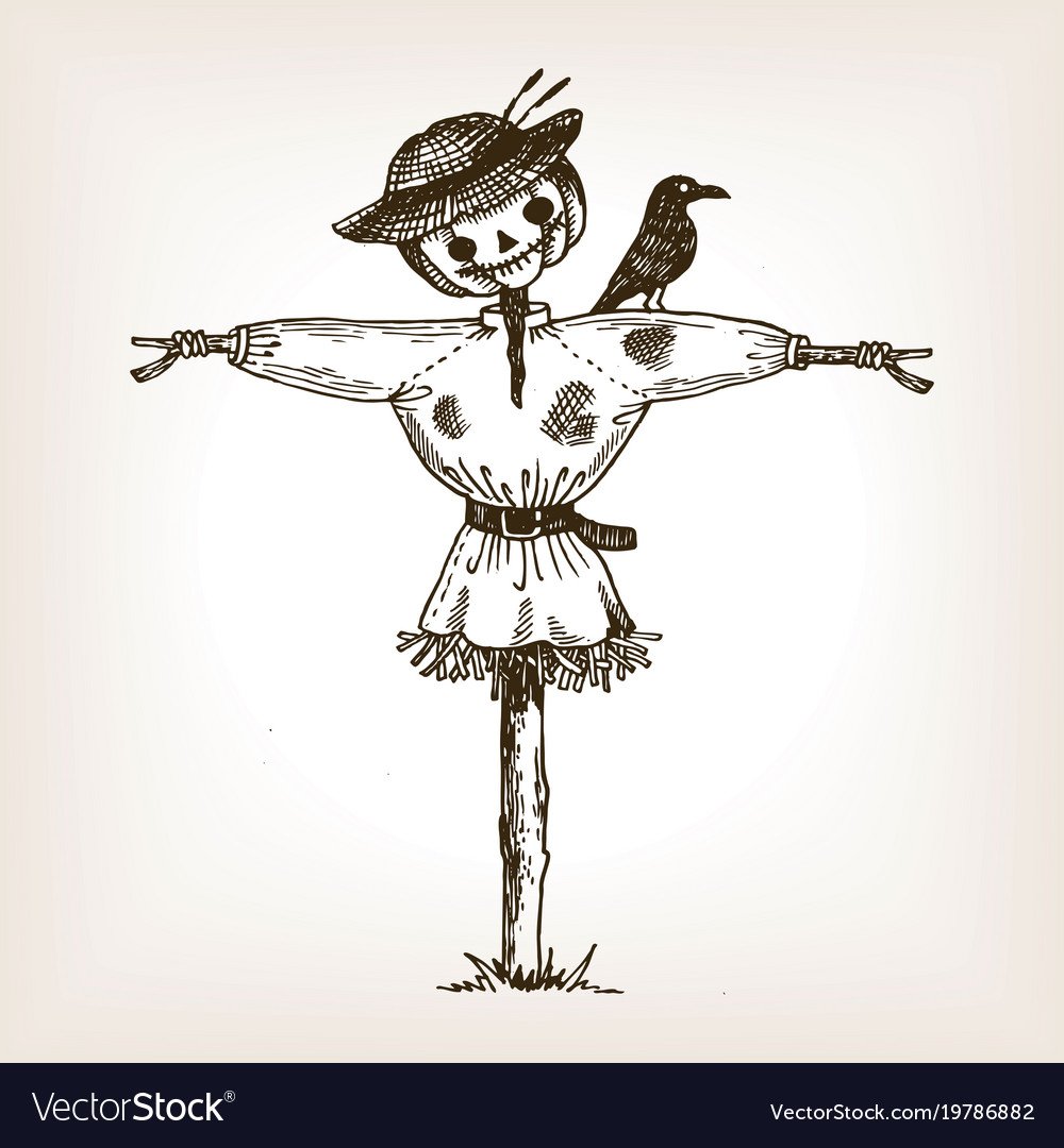 Пугало мультяшное