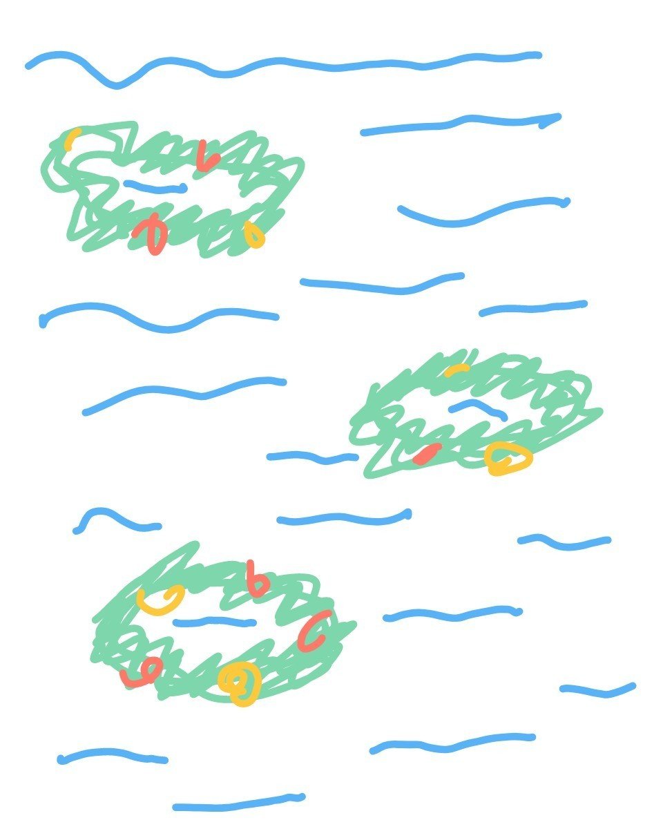 Венок плывет рисунок