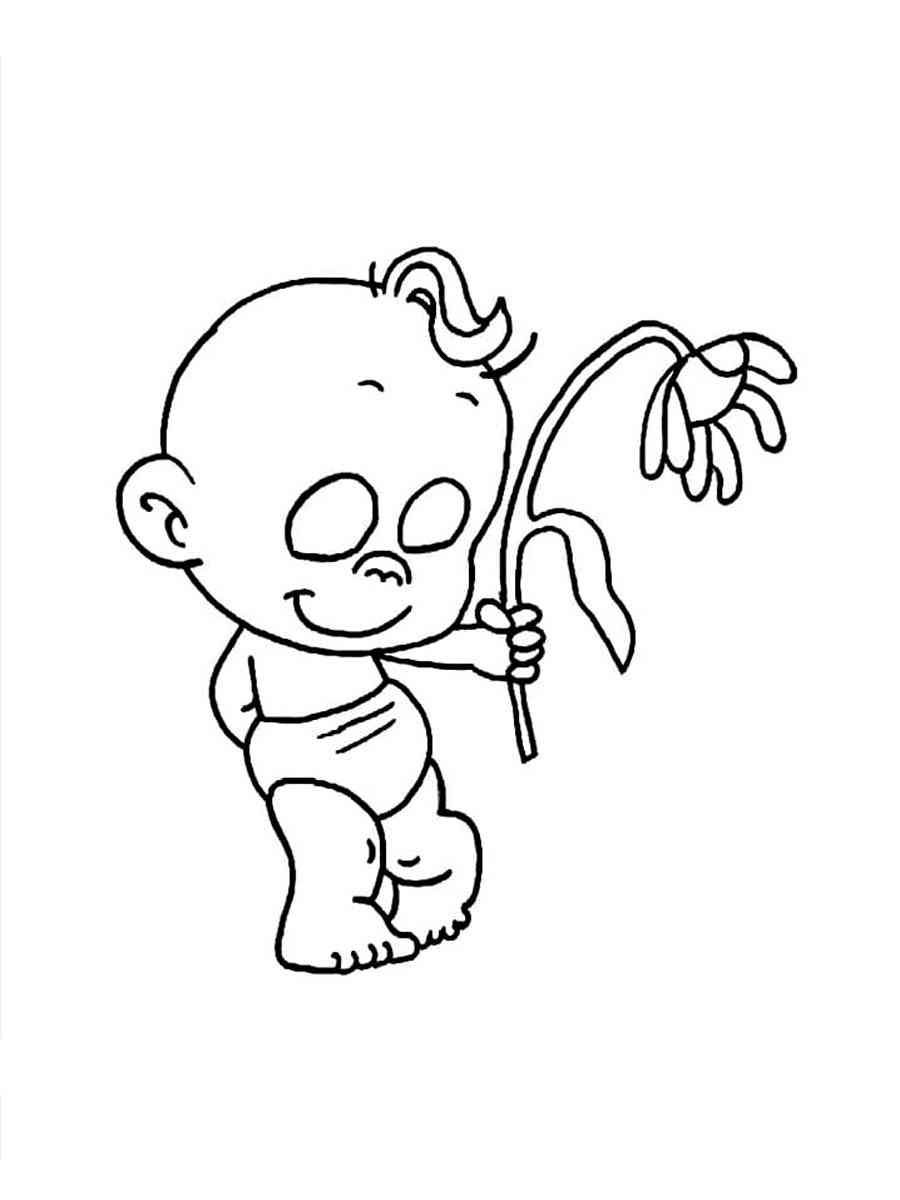 Раскраска Карапуз